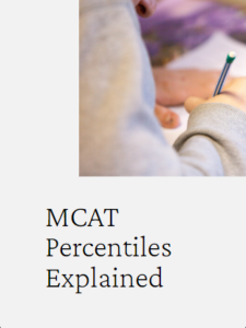 MCAT percentiles explained