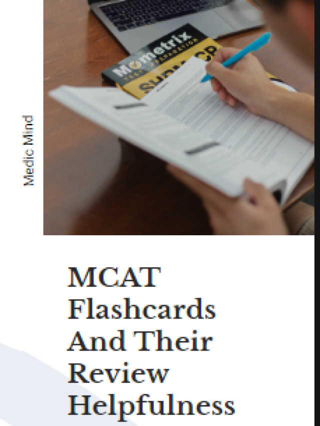 MCAT Flashcards And Their Helpfulness